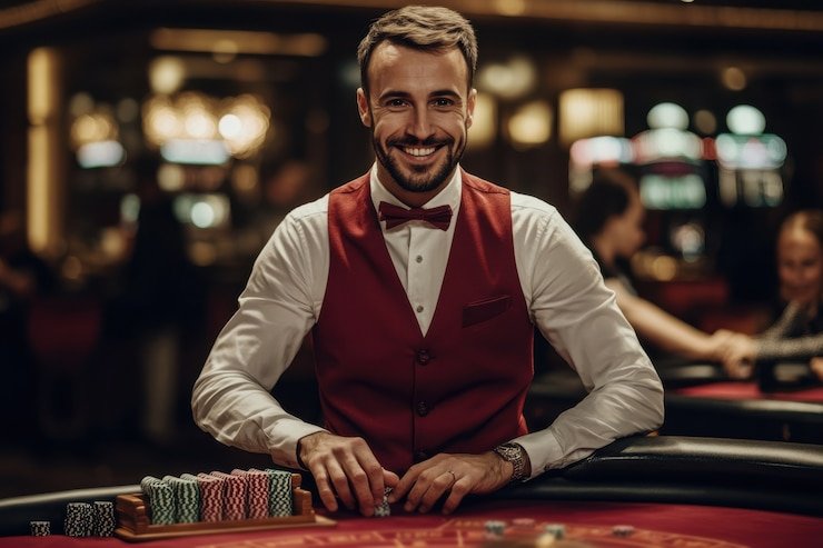 Casino-style slots and table games section on jl1